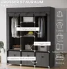Stoffschrank Kleiderschrank Faltschrank,3 Produktbild-Vorschau 4