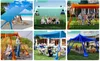 Tenda da spiaggia ZELURXX, protezione solare UPF50+, tenda Anteprima dell’immagine prodotto 6