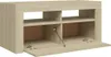 vidaXL Armoire TV avec lampes LED Chêne Sonoma 90x35x40 cm Voir les images du produit 10