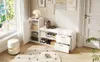 Armadio per scarpe, dimensioni 128x30x68 cm, con 2 Anteprima dell’immagine prodotto 9