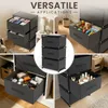 Verdego Kommode mit 3 Stoffschubladen, 40x26x67cm Produktbild-Vorschau 5