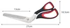 Pizzaschere Edelstahl 27cm mit Scharfer Klinge Küchenschere Produktbild-Vorschau 2