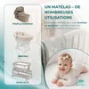 Lantigo AERO Matelas Bébé Ovale 75x35x6 cm Double Face – Voir les images du produit 5