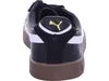 The back view of a black Puma sneaker with a gum sole. Voir les images du produit