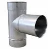 T-Stück 90° Ø130 mm Edelstahl Schornstein einwandig Produktbild-Vorschau 1