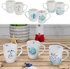 Kaffeebecher "Maritim" 3er Set Steingut bauchig Produktbild-Vorschau 1