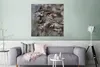 MuchoWow® Poster Blumen - Eiscreme - Winter 75x75 cm - Wand Produktbild-Vorschau 5