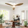 HOMCOM Deckenventilator mit Beleuchtung und Fernbedienung Produktbild-Vorschau 2