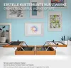 ECD Germany Malset mit Holzkoffer, 127-Teilig, 37,5x25x9,5 Produktbild-Vorschau 5