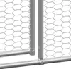 Close-up view of a metal fence or cage structure, showing the hexagonal mesh and vertical support poles. Náhľad obrázku produktu