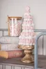 Clayre & Eef Figure de décoration Gâteau Ø 12x30 cm Rose Voir les images du produit 3