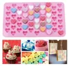 3er Set Mini Silikon Schokoladenformen Gummibärchen Herz Produktbild-Vorschau 4