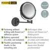 Miroir mural WENKO Power-Loc® LED Mod. Lumi noir, avec Voir les images du produit 4
