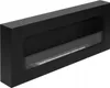 A black, modern ethanol fireplace mounted on a wall. Anteprima dell’immagine prodotto