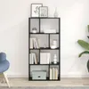 vidaXL Libreria Nero effetto rovere 60 x 20 x 102,5 cm Anteprima dell’immagine prodotto 4