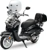 Motorroller 50 ccm Burnout EasyCruiser Schwarz Metallic 45 Produktbild-Vorschau 1
