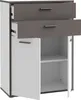 Nábytek24 Skříňka na dokumenty bílá/šedá Keflavik Náhled obrázku produktu 3