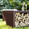 Edelrost Kaminholzregal Bausatz Prima Terra Regal Edelrost Produktbild-Vorschau 11