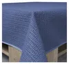 Garten Tischdecke Outdoor PVC rechteckig 130x160 cm Blau Produktbild-Vorschau 3