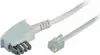 TAE N-Stecker / Western-Stecker 6/4 weiß 6m Produktbild-Vorschau 2