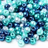400 Glas-Perlen 4mm Fädelperlen Bastelperlen Schmuckperlen Produktbild-Vorschau 4