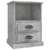 vidaXL Table de nuit gris béton 43x36x60 cm Voir les images du produit 2