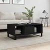 Couchtisch Schwarz 90x50x36,5 cm Holzwerkstoff Produktbild-Vorschau 2