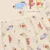 DISNEY Winnie Puuh cremig-gelber Damen-Zweiteiler-Pyjama, Produktbild-Vorschau 3