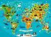 Tierische Weltkarte Ravensburger 13287 Produktbild-Vorschau 2