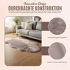 Echtes Lammfell 110cm Schaffell 100 % Naturfell – Produktbild-Vorschau 5