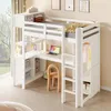 Flieks Etagenbett 90x200cm mit Schreibtisch und Regal, Produktbild-Vorschau 1