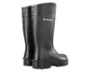 A pair of black Albatros safety boots shown from a slightly angled rear view against a white background. Produktbild-Vorschau