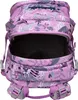 A top-down view of an open backpack with a floral pattern. Anteprima dell’immagine prodotto