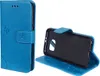 Schutz Hülle Blumen für Handy Samsung Galaxy S6 Edge Blau Produktbild-Vorschau 1