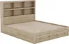 Merax Doppelbett Holzbett 160x200cm mit Stauraum, Produktbild-Vorschau 7