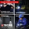 TECPO Taschenlampe mit Ladestation 250 Meter Leuchtweite Produktbild-Vorschau 8