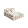 FEDVE Polsterbett Lund aus Bouclé-Stoff 160x200 cm, Beige Produktbild-Vorschau 5