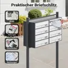 Systém poštovních schránek Wiltec 8 bílá/antracitová 945 x Náhled obrázku produktu 10