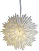 A white paper star lantern hanging from a string. Produktbild-Vorschau