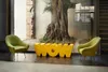 Bank Modernes Design Slide Interieur und Garten Wow - Rot Produktbild-Vorschau 2