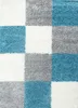 Teppich Wohnzimmer Hochflor Türkis 160x230 Rechteck Produktbild-Vorschau 3