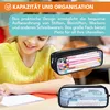 KRUMAD Astuccio trasparente, grande astuccio per penne, Anteprima dell’immagine prodotto 2