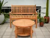 Gartenbank Teakholz 120 cm, 2-Sitzer, Modell Beaufort Produktbild-Vorschau 12