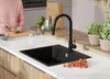 PRIMAGRAN Spülbecken Schwarz Metallic 58x50cm, Granitspüle Produktbild-Vorschau 7