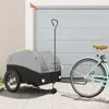Fahrradanhänger Schwarz und Grau 45 kg Eisen - Produktbild-Vorschau 1