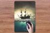 MuchoWow® Mauspad Mousepad Boot - Hai - Meer 40x60 cm - Produktbild-Vorschau 3
