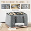 HOMCOM Wasserkocher mit Toaster 1,7L 4 Toastscheiben mit 7 Produktbild-Vorschau 5