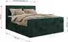 MKS MEBLE Boxspringbett mit zwei Bettkästen TILIANO KING Produktbild-Vorschau 8