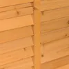 Close-up view of wooden slats, likely part of a storage box or shed. Produktbild-Vorschau