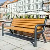 REKORD Viking BIS Tek Gartenbank 186 cm 3-4 Sitzer Robuste Produktbild-Vorschau 2